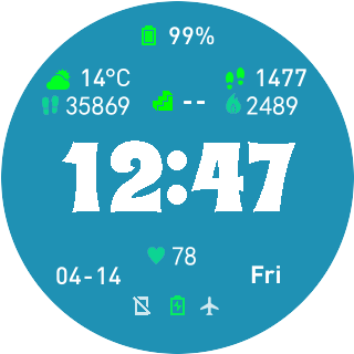华米跃我Amazfit Pace, Stratos, Stratos 3手表表盘