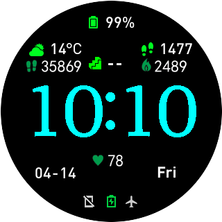 华米跃我Amazfit Pace, Stratos, Stratos 3手表表盘