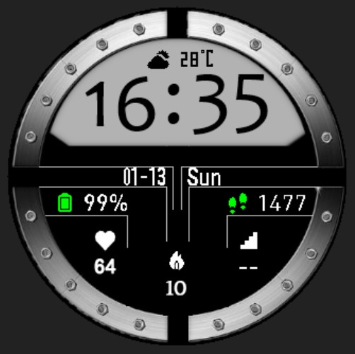 华米跃我Amazfit Pace, Stratos手表表盘