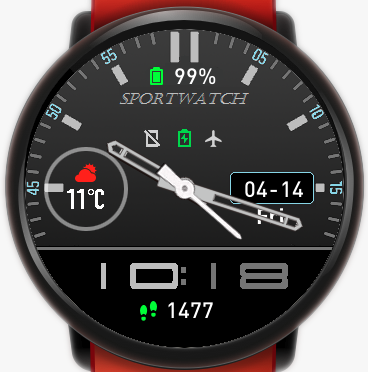 华米跃我Amazfit Pace, Stratos, Stratos 3手表表盘