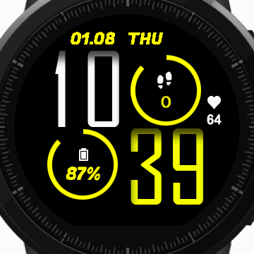 华米跃我Amazfit Pace, Stratos手表表盘