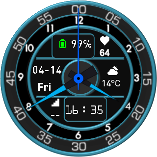 华米跃我Amazfit Pace, Stratos, Stratos 3手表表盘