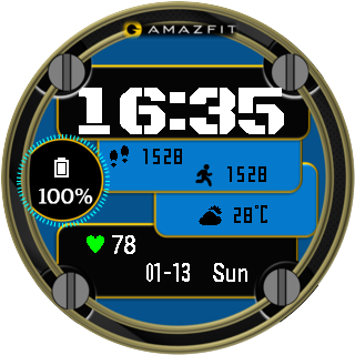 华米跃我Amazfit Pace, Stratos, Stratos 3手表表盘