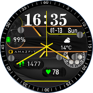 华米跃我Amazfit Pace, Stratos, Stratos 3手表表盘