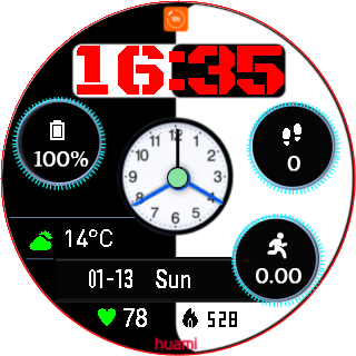 华米跃我Amazfit Pace, Stratos, Stratos 3手表表盘