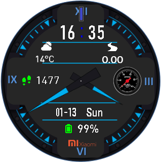 华米跃我Amazfit Pace, Stratos, Stratos 3手表表盘