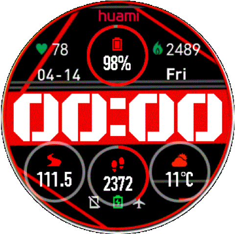 华米跃我Amazfit Pace, Stratos, Stratos 3手表表盘