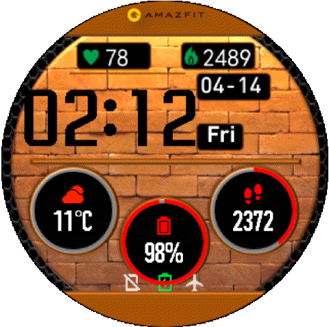 华米跃我Amazfit Pace, Stratos, Stratos 3手表表盘