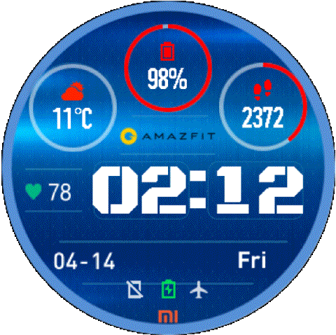 华米跃我Amazfit Pace, Stratos, Stratos 3手表表盘