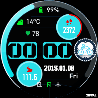华米跃我Amazfit Pace, Stratos, Stratos 3手表表盘