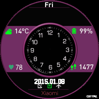 华米跃我Amazfit Pace, Stratos, Stratos 3手表表盘