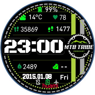 华米跃我Amazfit Pace, Stratos, Stratos 3手表表盘