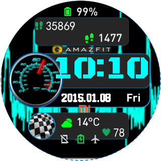 华米跃我Amazfit Pace, Stratos, Stratos 3手表表盘