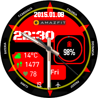 华米跃我Amazfit Pace, Stratos, Stratos 3手表表盘