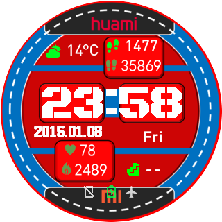 华米跃我Amazfit Pace, Stratos, Stratos 3手表表盘