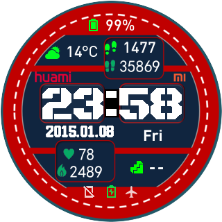 华米跃我Amazfit Pace, Stratos, Stratos 3手表表盘