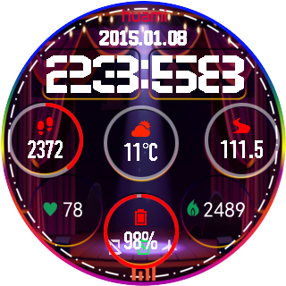 华米跃我Amazfit Pace, Stratos, Stratos 3手表表盘