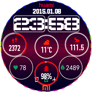 华米跃我Amazfit Pace, Stratos, Stratos 3手表表盘