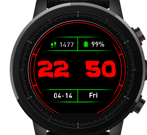 华米跃我Amazfit Pace手表表盘