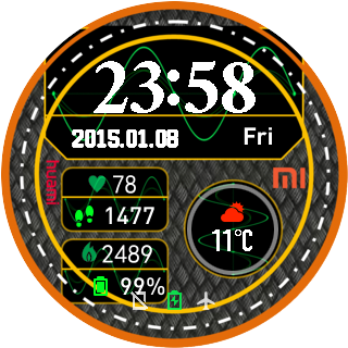 华米跃我Amazfit Pace, Stratos, Stratos 3手表表盘