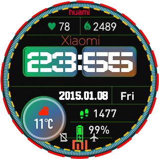 华米跃我Amazfit Pace, Stratos, Stratos 3手表表盘