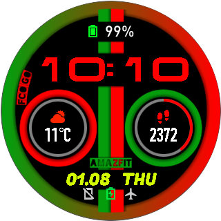 华米跃我Amazfit Pace, Stratos, Stratos 3手表表盘