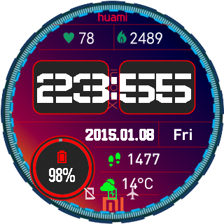华米跃我Amazfit Pace, Stratos, Stratos 3手表表盘