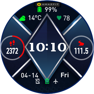 华米跃我Amazfit Pace, Stratos, Stratos 3手表表盘