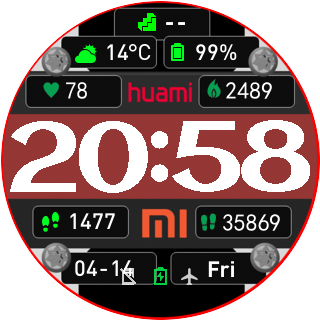 华米跃我Amazfit Pace, Stratos, Stratos 3手表表盘