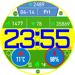 华米跃我Amazfit Pace, Stratos, Stratos 3手表表盘