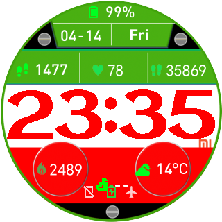 华米跃我Amazfit Pace, Stratos, Stratos 3手表表盘