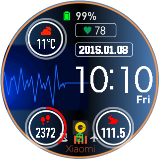 华米跃我Amazfit Pace, Stratos, Stratos 3手表表盘
