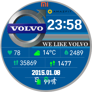 华米跃我Amazfit Pace, Stratos, Stratos 3手表表盘