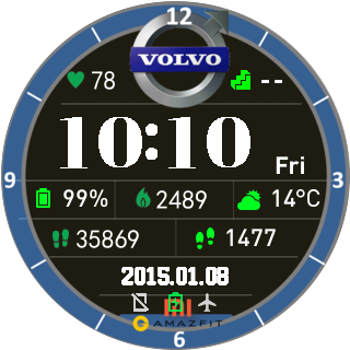 华米跃我Amazfit Pace, Stratos, Stratos 3手表表盘
