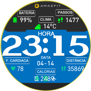 华米跃我Amazfit Pace, Stratos, Stratos 3手表表盘