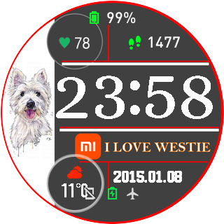 华米跃我Amazfit Pace, Stratos, Stratos 3手表表盘