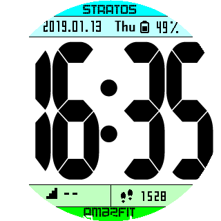 华米跃我Amazfit Pace, Stratos, Stratos 3手表表盘