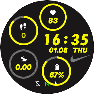 华米跃我Amazfit Pace, Stratos手表表盘