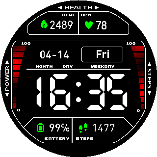 华米跃我Amazfit Pace, Stratos, Stratos 3手表表盘