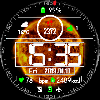 华米跃我Amazfit Pace, Stratos, Stratos 3手表表盘