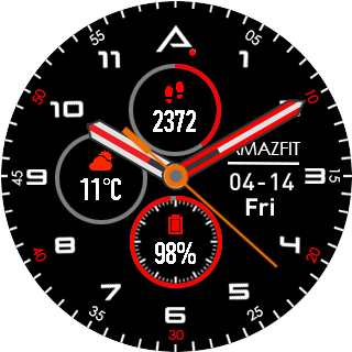 华米跃我Amazfit Pace, Stratos, Stratos 3手表表盘
