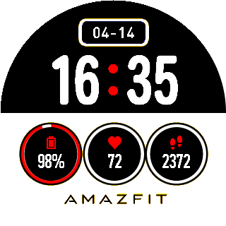 华米跃我Amazfit Pace, Stratos, Stratos 3手表表盘