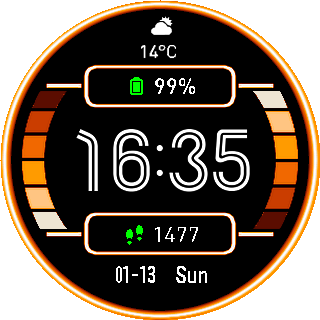 华米跃我Amazfit Pace, Stratos, Stratos 3手表表盘