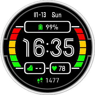 华米跃我Amazfit Pace, Stratos, Stratos 3手表表盘