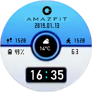 华米跃我Amazfit Pace, Stratos, Stratos 3手表表盘