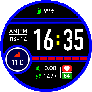 华米跃我Amazfit Pace, Stratos, Stratos 3手表表盘