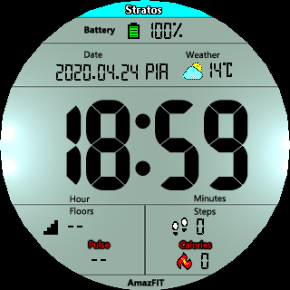 华米跃我Amazfit Pace, Stratos, Stratos 3手表表盘