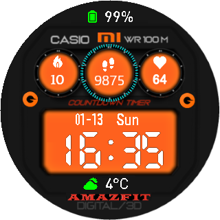 华米跃我Amazfit Pace, Stratos, Stratos 3手表表盘