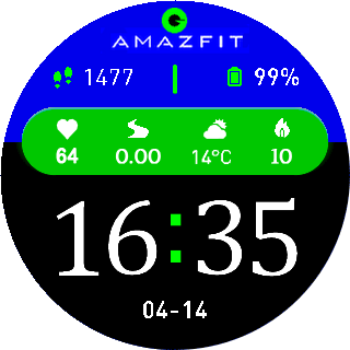 华米跃我Amazfit Pace, Stratos, Stratos 3手表表盘