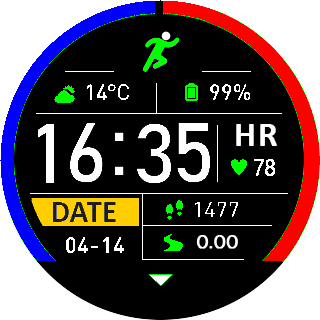 华米跃我Amazfit Pace, Stratos手表表盘